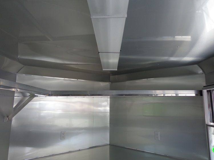 Concession Trailer 8.5'x24' BBQ Smoker Food Event Catering (Yellow)