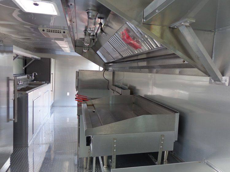 Concession Trailer 8.5'x24' BBQ Smoker Food Event Catering (Yellow)
