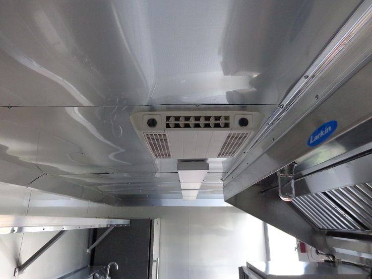 Concession Trailer 8.5'x24' BBQ Smoker Food Event Catering (Yellow)