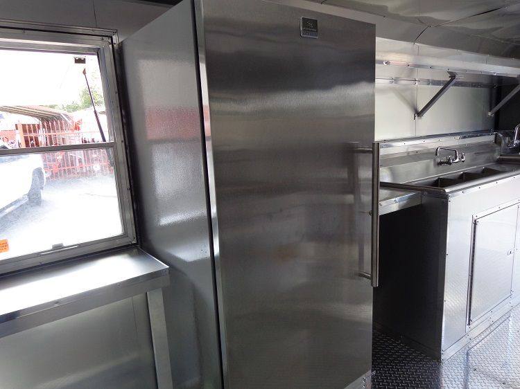 Concession Trailer 8.5'x24' BBQ Smoker Food Event Catering (Yellow)