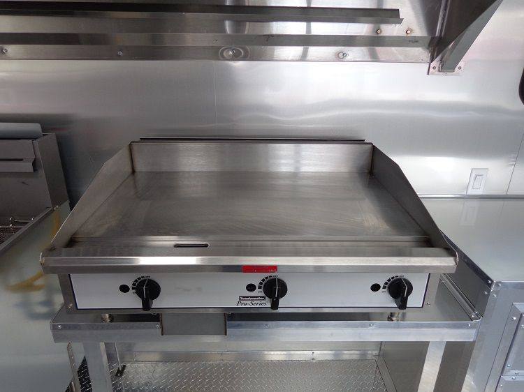 Concession Trailer 8.5'x24' BBQ Smoker Food Event Catering (Yellow)