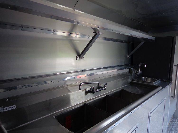 Concession Trailer 8.5'x24' BBQ Smoker Food Event Catering (Yellow)