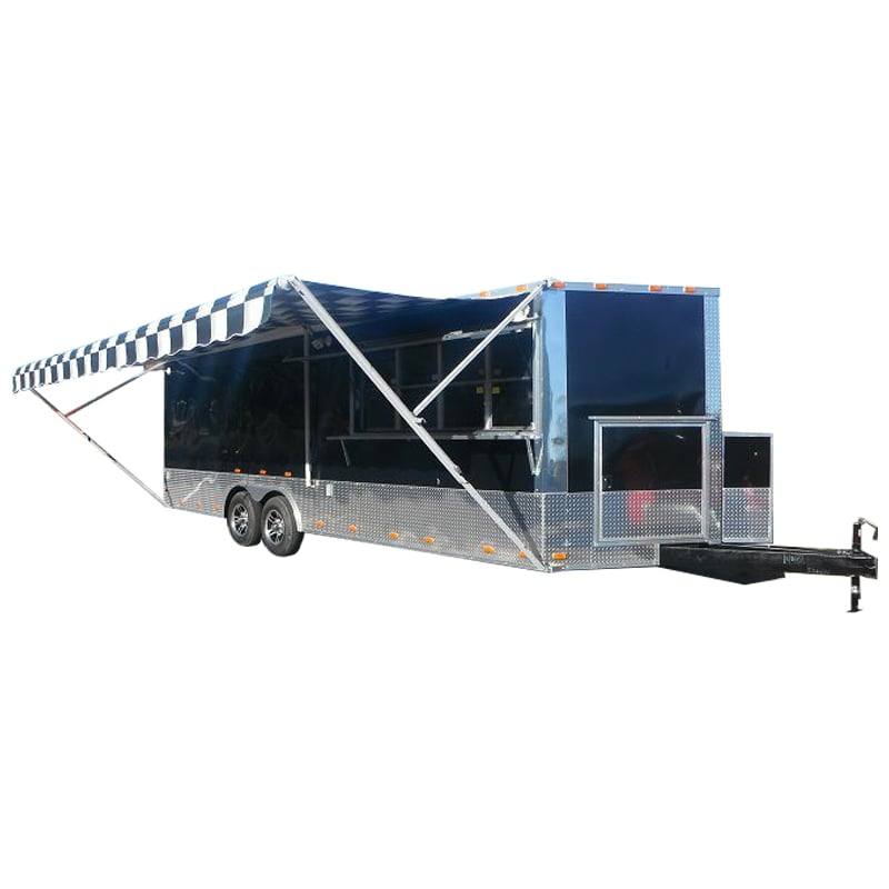1351-concession-trailer-8.5-x24-black-bbq-food-vending-catering-1.jpg Concession Trailer 8.5'x24' Black - BBQ Food Vending Catering
