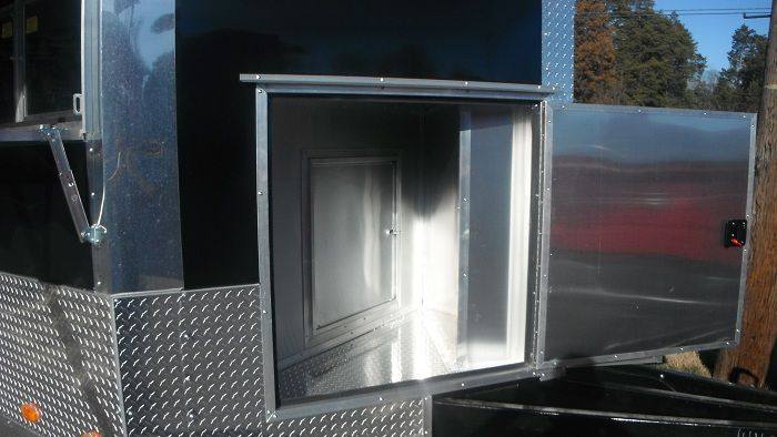 1351-concession-trailer-8.5-x24-black-bbq-food-vending-catering-5.jpg Concession Trailer 8.5'x24' Black - BBQ Food Vending Catering