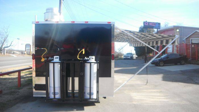 1351-concession-trailer-8.5-x24-black-bbq-food-vending-catering-7.jpg Concession Trailer 8.5'x24' Black - BBQ Food Vending Catering
