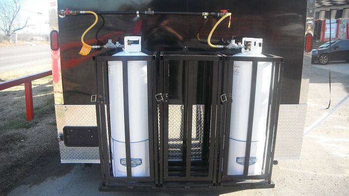 1351-concession-trailer-8.5-x24-black-bbq-food-vending-catering-8.jpg Concession Trailer 8.5'x24' Black - BBQ Food Vending Catering