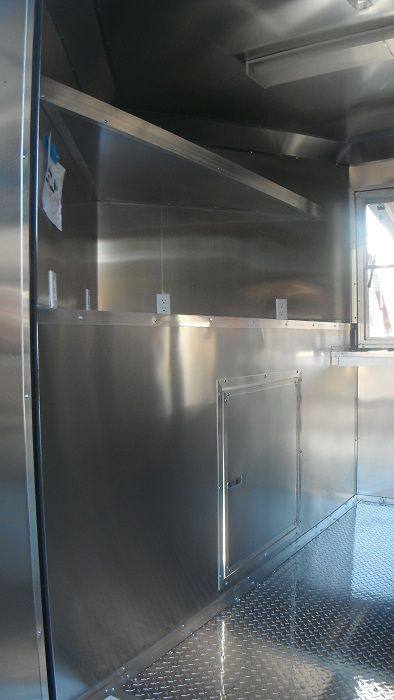 1351-concession-trailer-8.5-x24-black-bbq-food-vending-catering-9.jpg Concession Trailer 8.5'x24' Black - BBQ Food Vending Catering