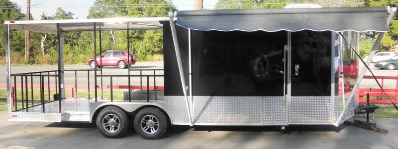 1352-concession-trailer-8.5-x24-black-bbq-smoker-event-food-3.jpg Concession Trailer 8.5'x24' Black - BBQ Smoker Event Food