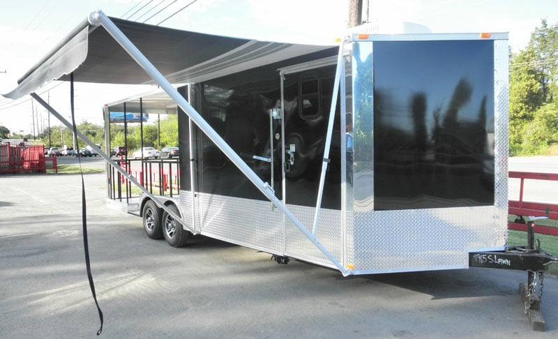 1352-concession-trailer-8.5-x24-black-bbq-smoker-event-food-7.jpg Concession Trailer 8.5'x24' Black - BBQ Smoker Event Food