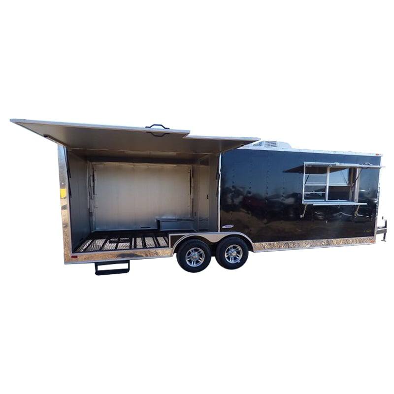 1353-concession-trailer-8.5-x24-black-custom-smoker-enclosed-food-catering-1.jpg Concession Trailer 8.5'x24' Black - Custom Smoker Enclosed Food Catering