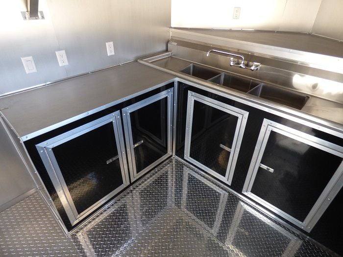 1353-concession-trailer-8.5-x24-black-custom-smoker-enclosed-food-catering-13.jpg Concession Trailer 8.5'x24' Black - Custom Smoker Enclosed Food Catering