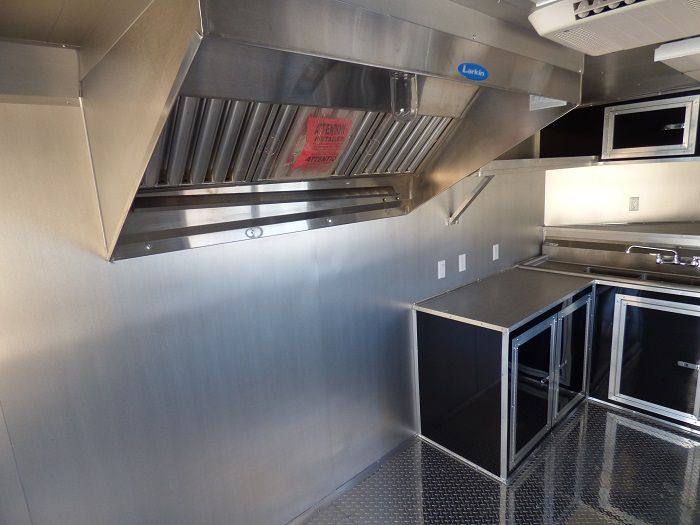 1353-concession-trailer-8.5-x24-black-custom-smoker-enclosed-food-catering-29.jpg Concession Trailer 8.5'x24' Black - Custom Smoker Enclosed Food Catering