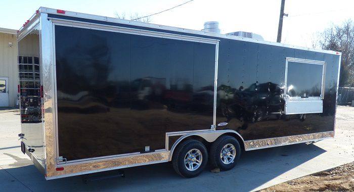 1353-concession-trailer-8.5-x24-black-custom-smoker-enclosed-food-catering-5.jpg Concession Trailer 8.5'x24' Black - Custom Smoker Enclosed Food Catering