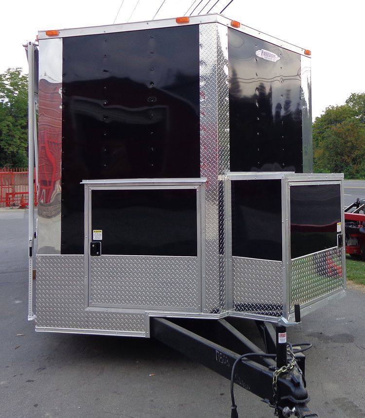 1354-concession-trailer-8.5-x24-black-food-custom-vending-catering-2.jpg Concession Trailer 8.5'x24' Black - Food Custom Vending Catering