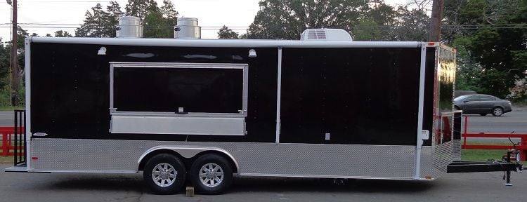 1354-concession-trailer-8.5-x24-black-food-custom-vending-catering-5.jpg Concession Trailer 8.5'x24' Black - Food Custom Vending Catering