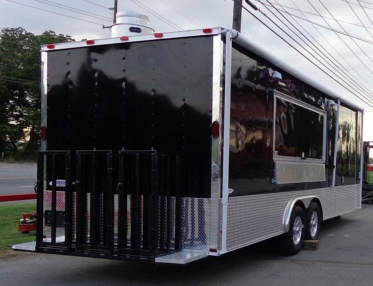 1354-concession-trailer-8.5-x24-black-food-custom-vending-catering-6.jpg Concession Trailer 8.5'x24' Black - Food Custom Vending Catering