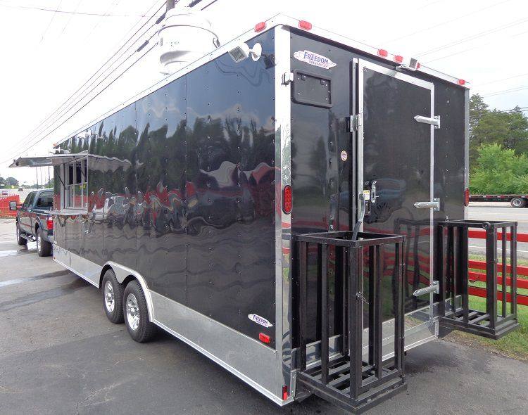1355-concession-trailer-8.5-x24-black-food-event-catering-vending-25.jpg Concession Trailer 8.5'x24' Black - Food Event Catering Vending