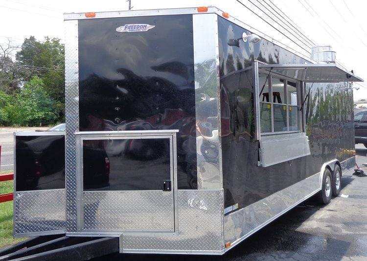 1355-concession-trailer-8.5-x24-black-food-event-catering-vending-3.jpg Concession Trailer 8.5'x24' Black - Food Event Catering Vending