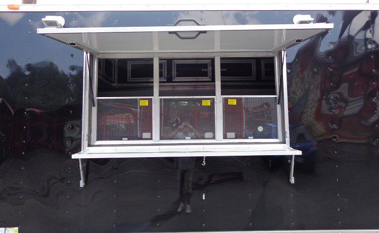 1355-concession-trailer-8.5-x24-black-food-event-catering-vending-6.jpg Concession Trailer 8.5'x24' Black - Food Event Catering Vending