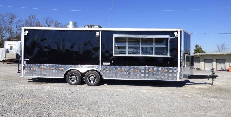 1356-concession-trailer-8.5-x24-black-vending-food-bbq-catering-14.jpg Concession Trailer 8.5'x24' Black - Vending Food BBQ Catering
