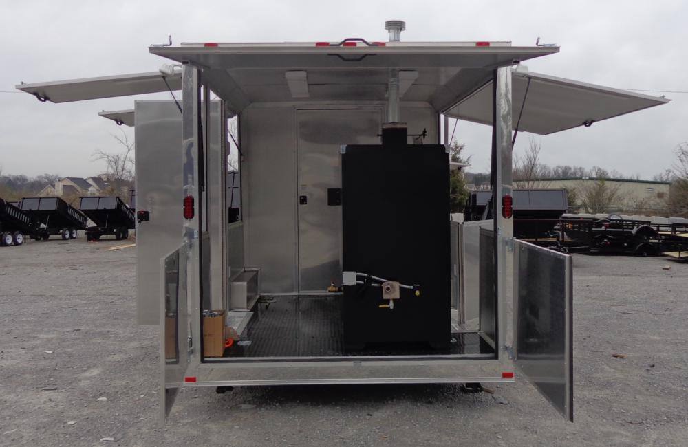 1357-concession-trailer-8.5-x24-black-bbq-food-event-catering-2.jpg Concession Trailer 8.5'x24' Black BBQ Food Event Catering
