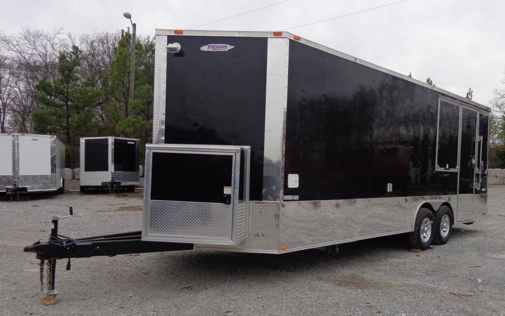 1357-concession-trailer-8.5-x24-black-bbq-food-event-catering-22.jpg Concession Trailer 8.5'x24' Black BBQ Food Event Catering