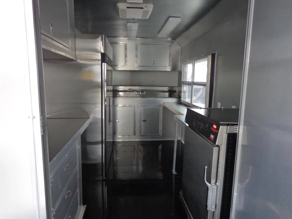 1357-concession-trailer-8.5-x24-black-bbq-food-event-catering-29.webp Concession Trailer 8.5'x24' Black BBQ Food Event Catering