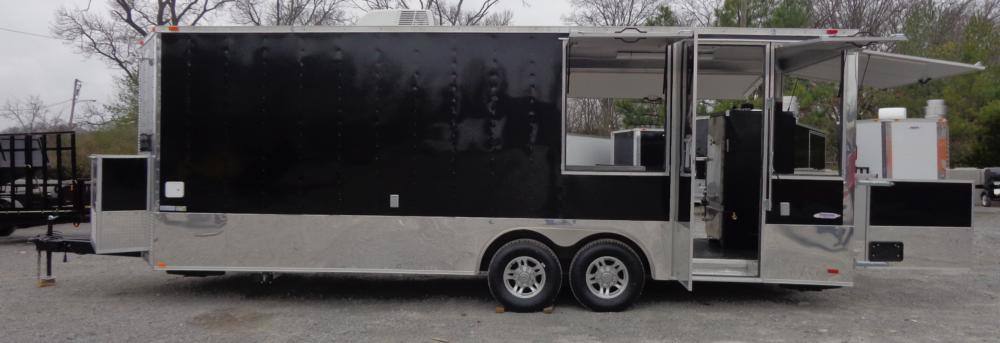 1357-concession-trailer-8.5-x24-black-bbq-food-event-catering-41.jpg Concession Trailer 8.5'x24' Black BBQ Food Event Catering