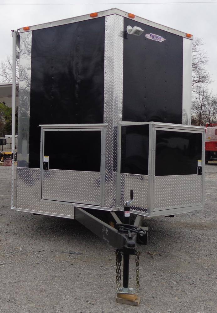 1357-concession-trailer-8.5-x24-black-bbq-food-event-catering-5.jpg Concession Trailer 8.5'x24' Black BBQ Food Event Catering