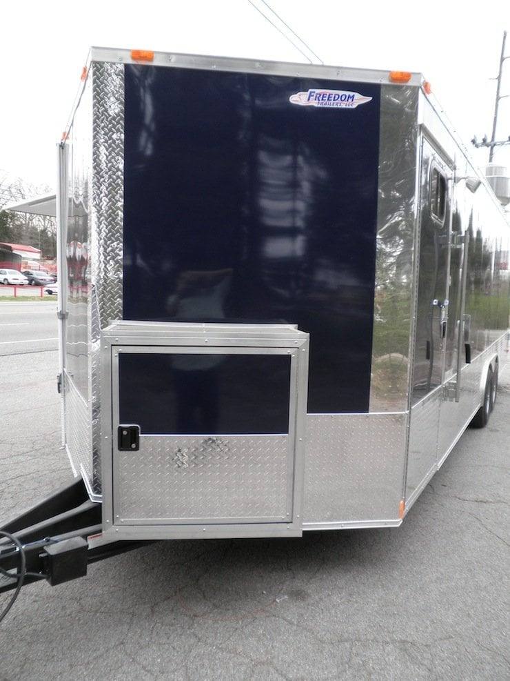 1358-concession-trailer-8.5-x24-blue-catering-food-vending-event-with-appliances-2.jpg Concession Trailer 8.5'x24' Blue Catering Food Vending Event With Appliances