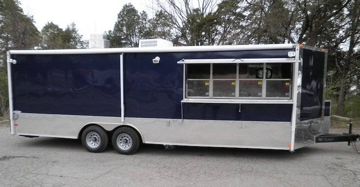 1358-concession-trailer-8.5-x24-blue-catering-food-vending-event-with-appliances-6.jpg Concession Trailer 8.5'x24' Blue Catering Food Vending Event With Appliances
