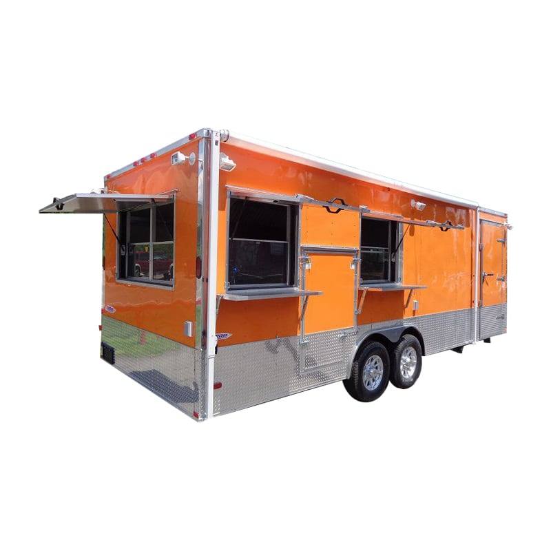 1359-concession-trailer-8.5-x24-orange-event-catering-custom-food-cart-restroom-1.jpg Concession Trailer 8.5'x24' Orange - Event Catering Custom Food Cart Restroom