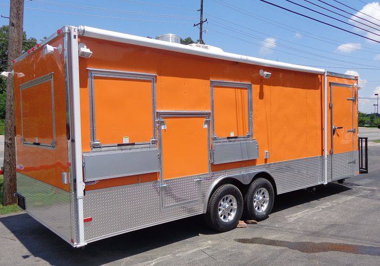 1359-concession-trailer-8.5-x24-orange-event-catering-custom-food-cart-restroom-10.jpg Concession Trailer 8.5'x24' Orange - Event Catering Custom Food Cart Restroom