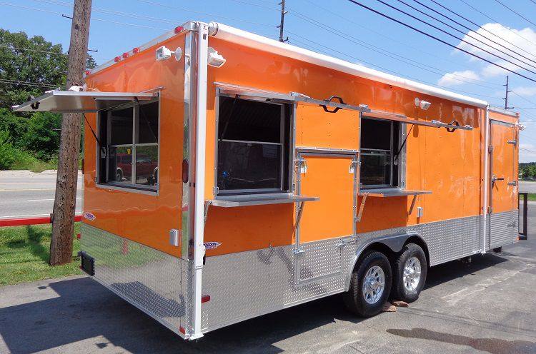 1359-concession-trailer-8.5-x24-orange-event-catering-custom-food-cart-restroom-8.jpg Concession Trailer 8.5'x24' Orange - Event Catering Custom Food Cart Restroom