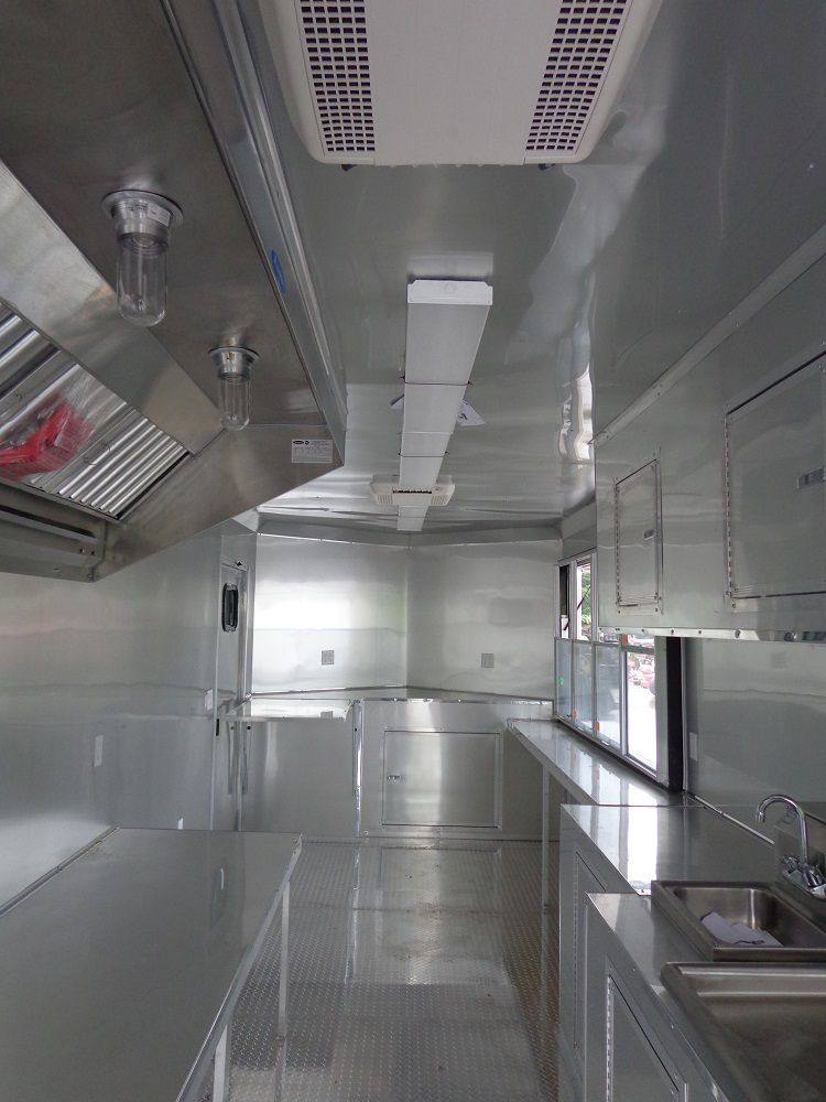 Concession Trailer 8.5'x24' Orange - Vending BBQ Catering Event