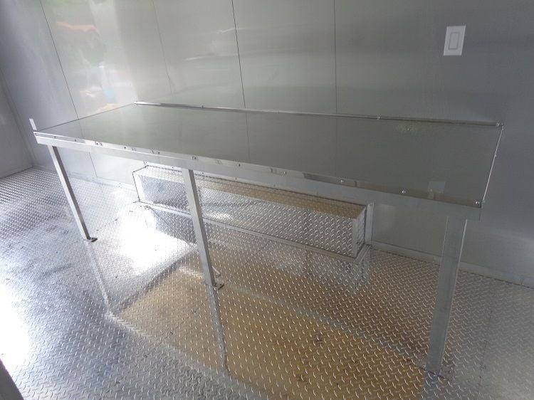 Concession Trailer 8.5'x24' Orange - Vending BBQ Catering Event