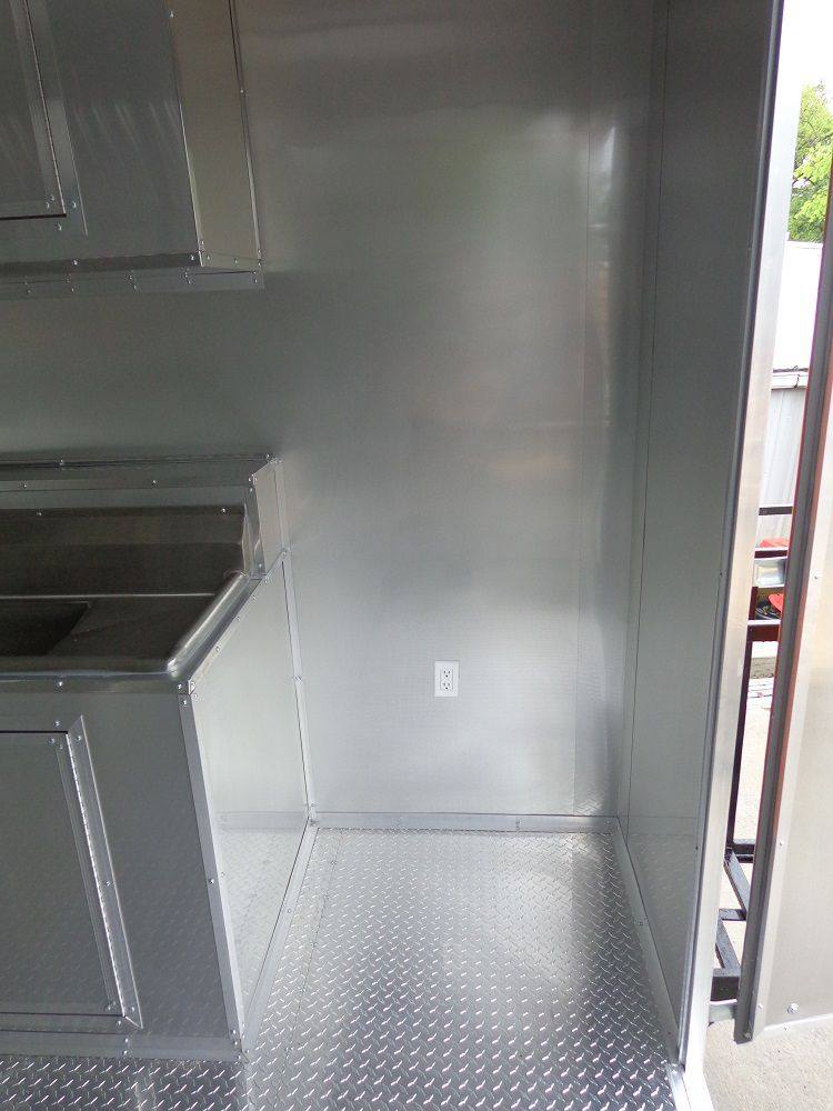 Concession Trailer 8.5'x24' Orange - Vending BBQ Catering Event