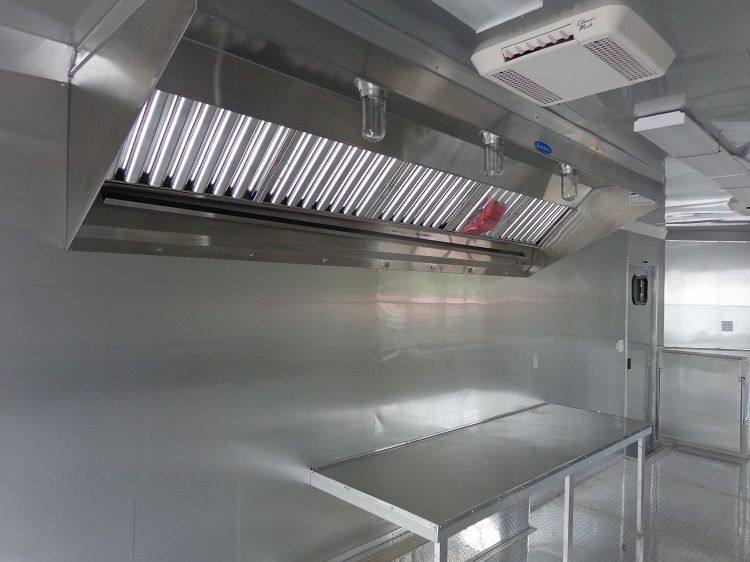Concession Trailer 8.5'x24' Orange - Vending BBQ Catering Event