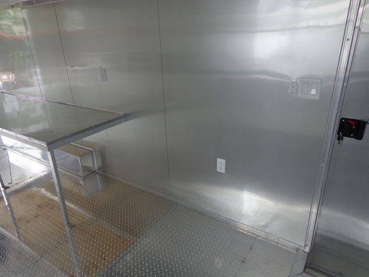 Concession Trailer 8.5'x24' Orange - Vending BBQ Catering Event