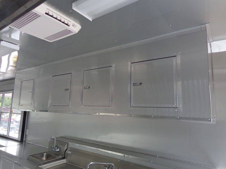 Concession Trailer 8.5'x24' Orange - Vending BBQ Catering Event