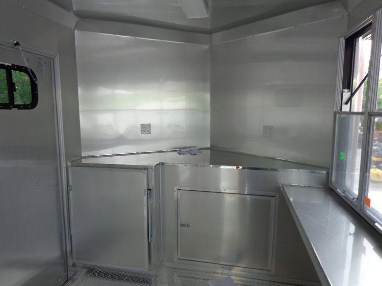 Concession Trailer 8.5'x24' Orange - Vending BBQ Catering Event