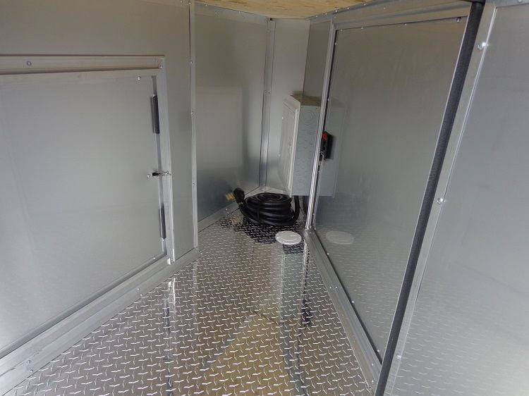 Concession Trailer 8.5'x24' Orange - Vending BBQ Catering Event