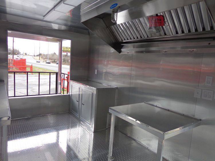 1361-concession-trailer-8.5-x24-red-bbq-smoker-food-event-23.jpg Concession Trailer 8.5'x24' Red - BBQ Smoker Food Event