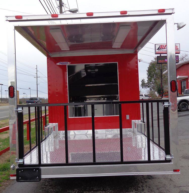 1361-concession-trailer-8.5-x24-red-bbq-smoker-food-event-7.jpg Concession Trailer 8.5'x24' Red - BBQ Smoker Food Event