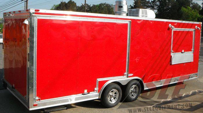 1362-concession-trailer-8.5-x24-red-bbq-smoker-vending-event-12.jpg Concession Trailer 8.5'x24' Red - BBQ Smoker Vending Event