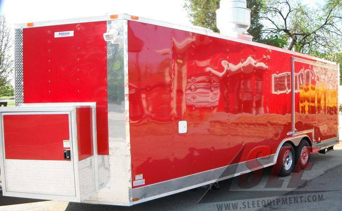 1362-concession-trailer-8.5-x24-red-bbq-smoker-vending-event-13.jpg Concession Trailer 8.5'x24' Red - BBQ Smoker Vending Event