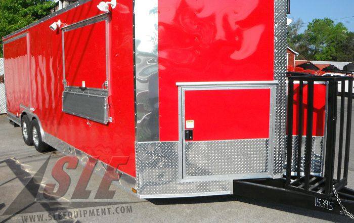 1362-concession-trailer-8.5-x24-red-bbq-smoker-vending-event-14.jpg Concession Trailer 8.5'x24' Red - BBQ Smoker Vending Event