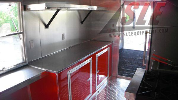 1362-concession-trailer-8.5-x24-red-bbq-smoker-vending-event-18.jpg Concession Trailer 8.5'x24' Red - BBQ Smoker Vending Event