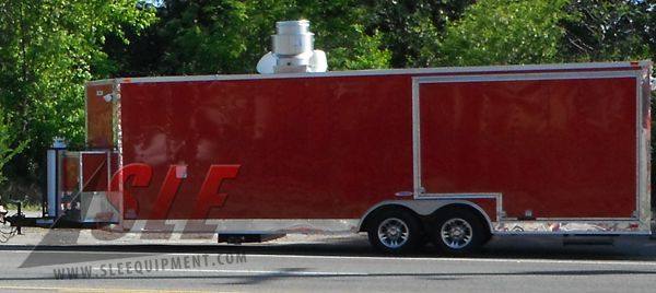1362-concession-trailer-8.5-x24-red-bbq-smoker-vending-event-23.jpg Concession Trailer 8.5'x24' Red - BBQ Smoker Vending Event