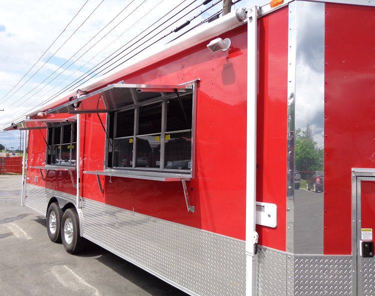 1363-concession-trailer-8.5-x24-red-food-catering-vending-event-13.jpg Concession Trailer 8.5'x24' Red - Food Catering Vending Event